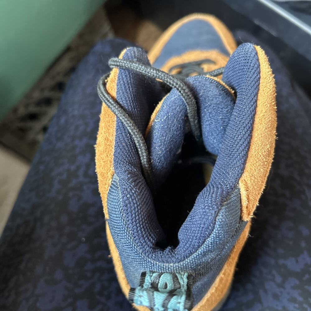 VTG 90s Nike ACG Mid Hiking Boot Burnt Sienna Navy Blue Tag Sz 7 Best Fit 6/6.5 - Picture 12 of 13